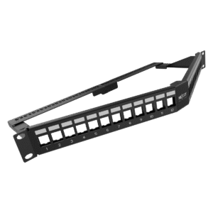 Nexxt Solutions 24P Angled 1U Modular Shielded Patch Panel