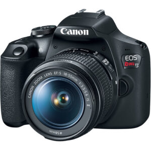 Canon EOS T7 Rebel DLSR with 18-55mm Lens