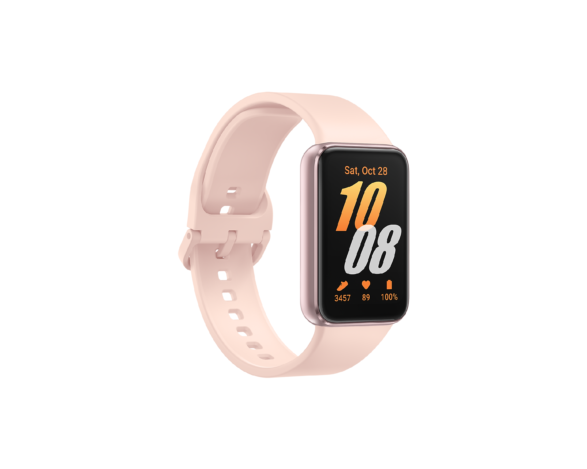 Samsung Galaxy Fit 3 Pink Gold Smartwatch - Image 2
