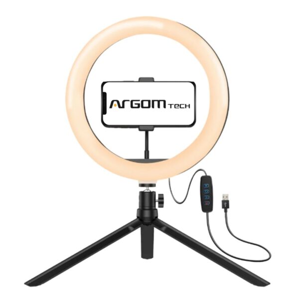 ArgomTech Spotlight 9315 8" LED Ring Light with Mini Tripod