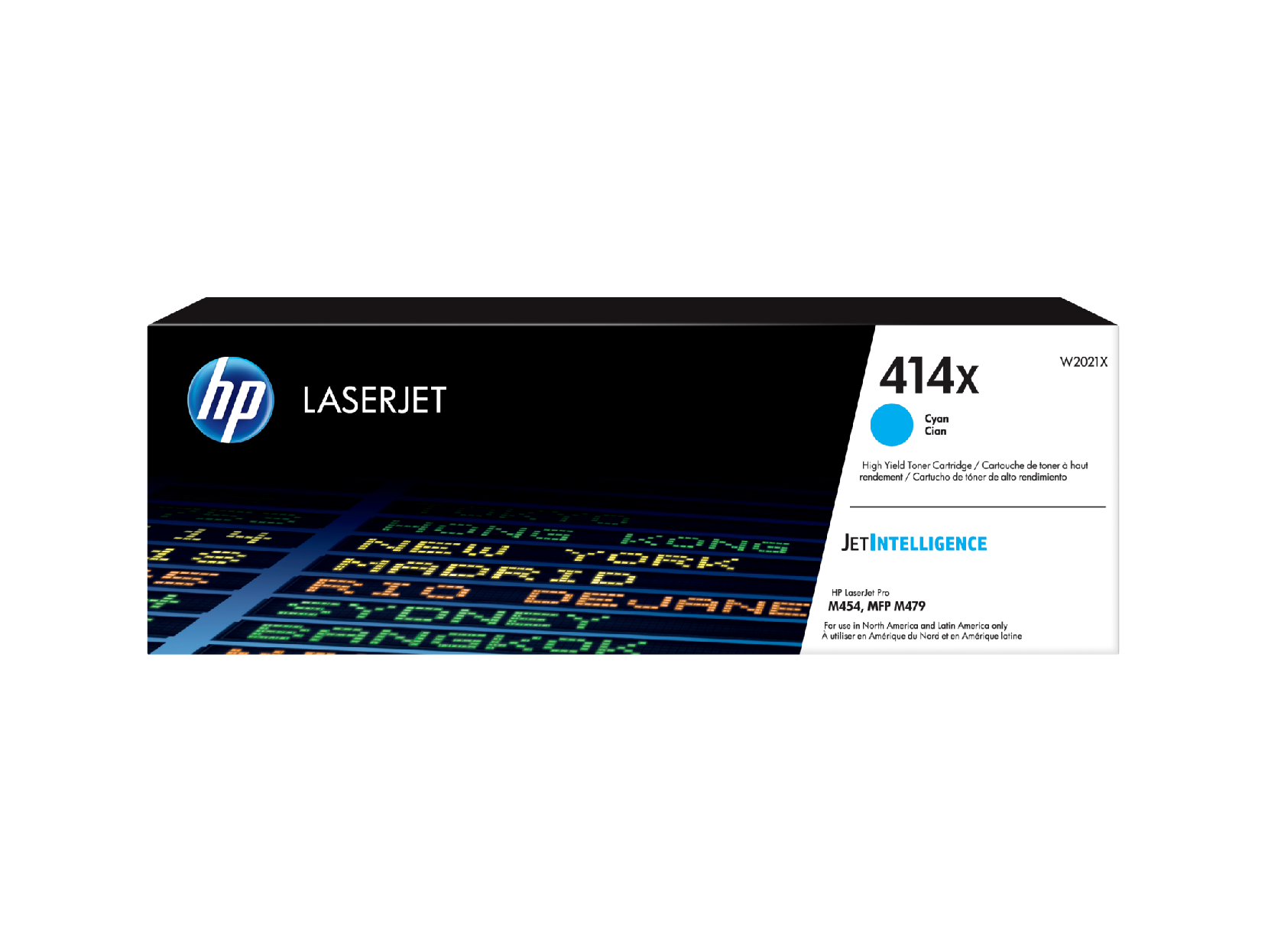 HP 414X Cyan LaserJet Original High Yield Toner Cartridge