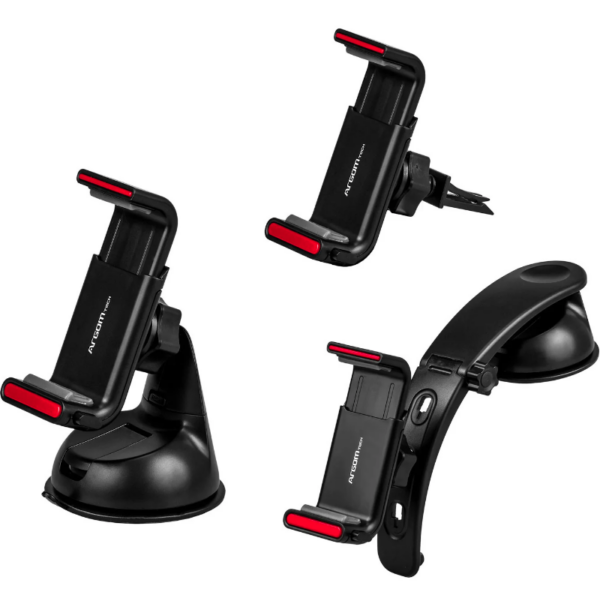 ArgomTech Cell Phone Holder Car Mount 3-IN-1