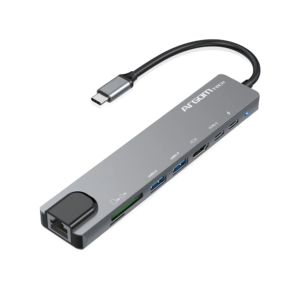 ArgomTech One Axess 8-In-1 100W PD Passthrough Type-C Hub