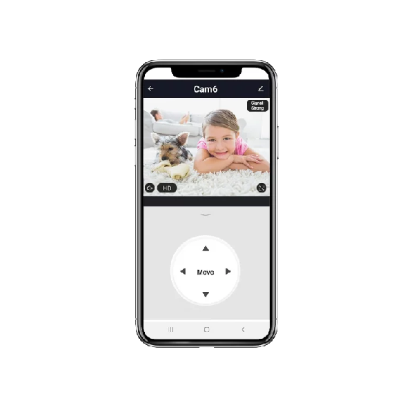 Unno Tekno Cam6 Smart Indoor Pan & Tilt WiFi Camera – CM1406WT - Image 4