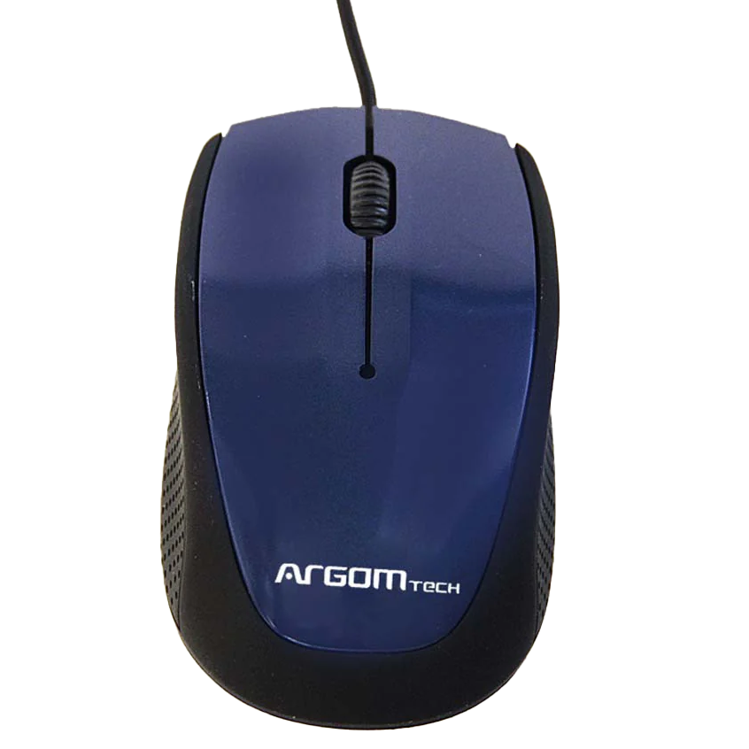 Argom Wired Optical Mouse Blue
