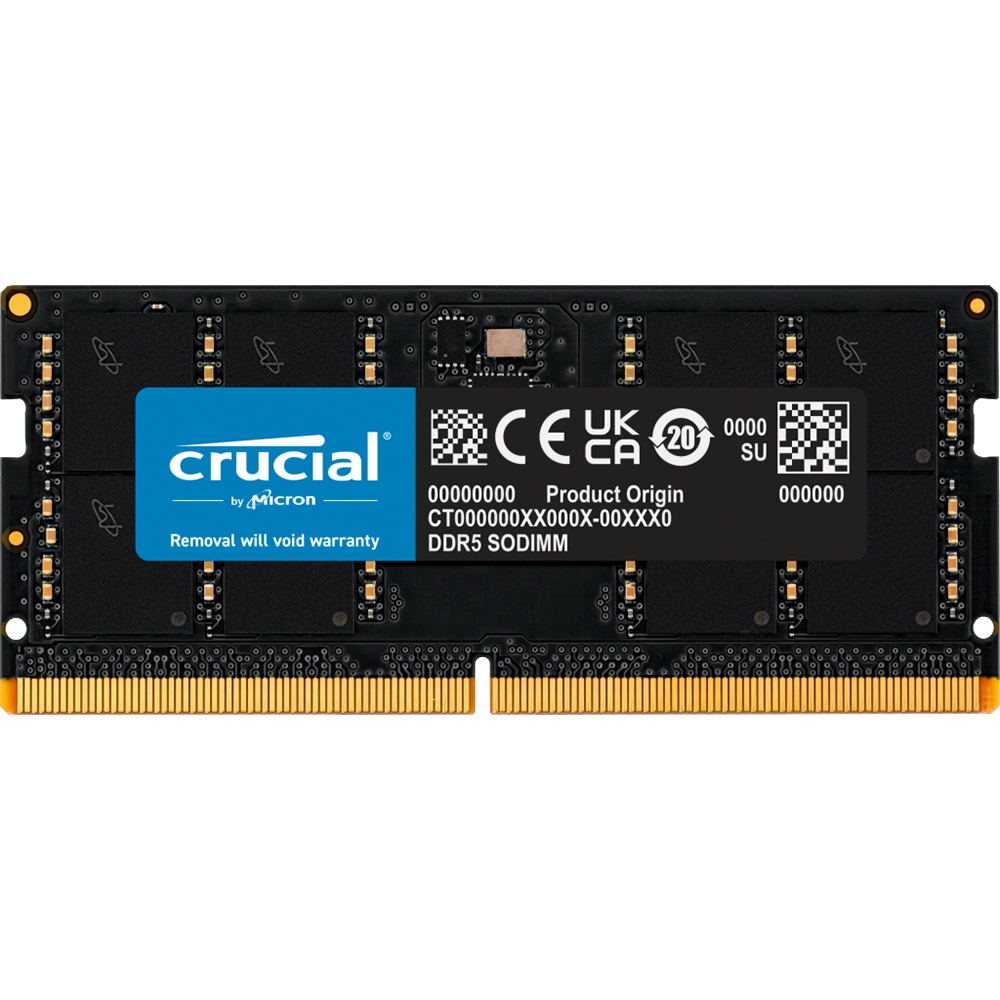 Crucial 32GB DDR5-4800 CL40 SODIMM