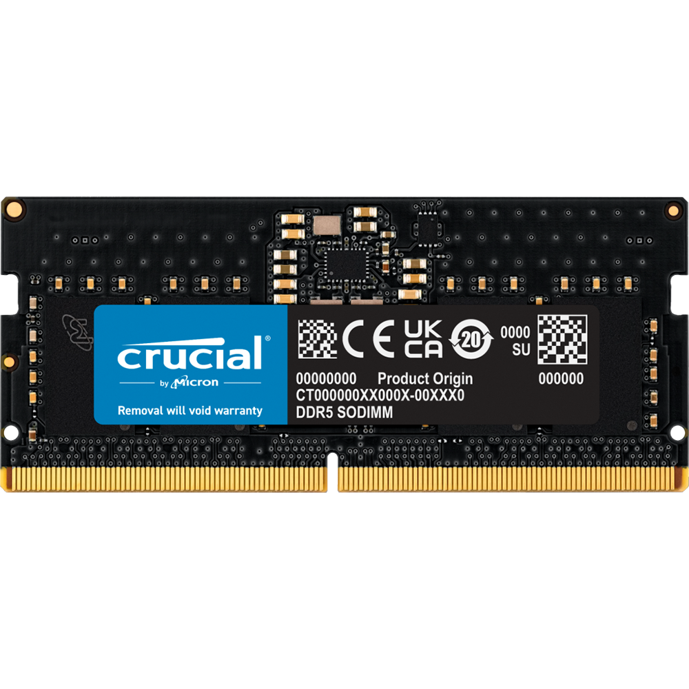 Crucial 8GB DDR5-4800 CL40 SODIMM RAM