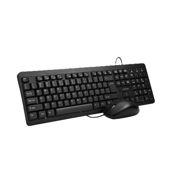 Unno Tekno Keyboard & Mouse Combo Klass USB  English - KB6726BK