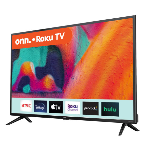 onn. 42” Class FHD (1080P) LED Roku Smart TV - Image 3