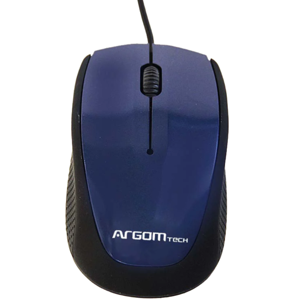 Argom Wired Optical Mouse Blue