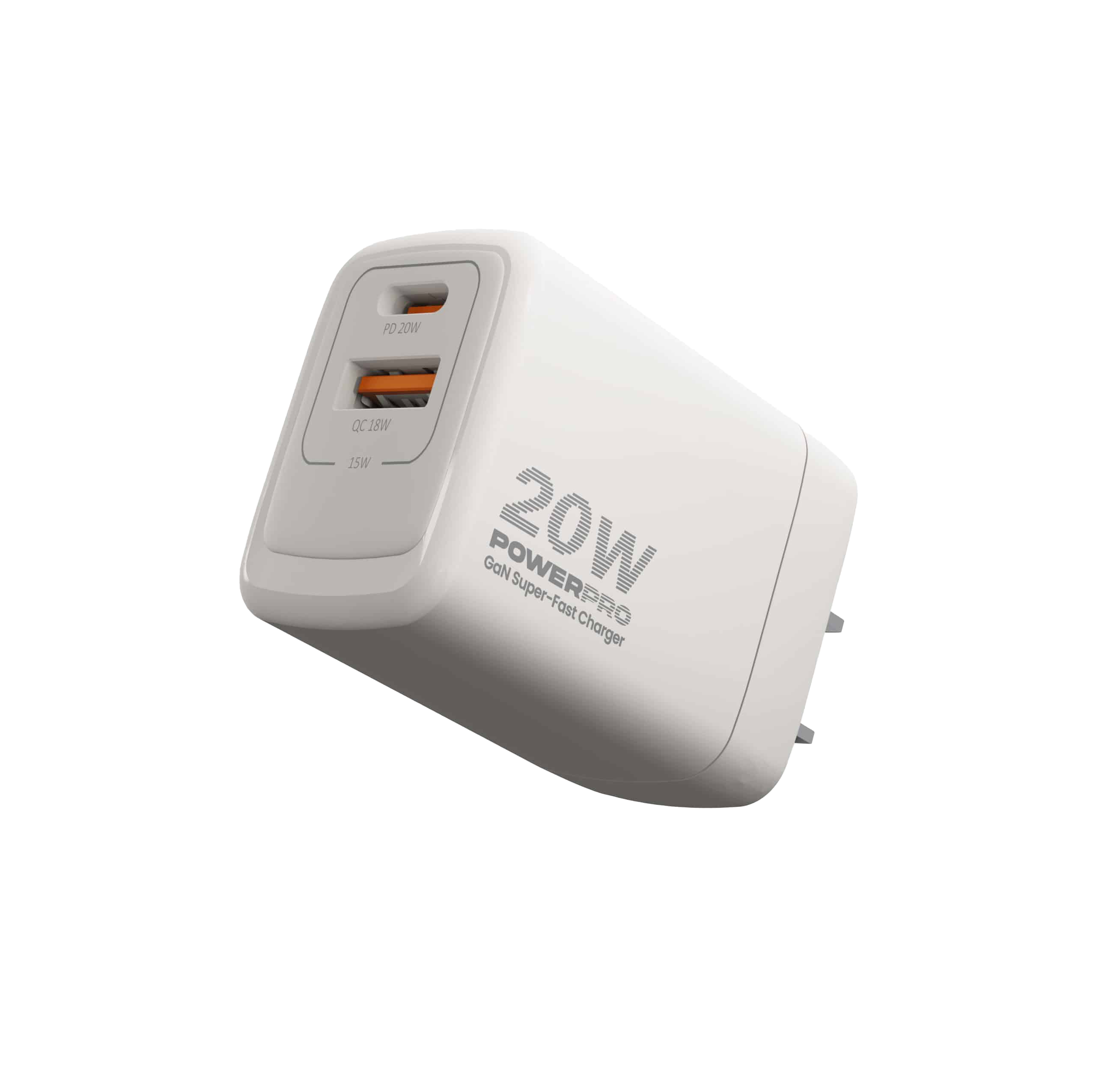 Unno Tekno PowerPro Dual Port 20W Charger