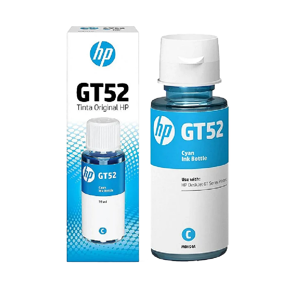 HP GT52 Cyan Ink Bottle