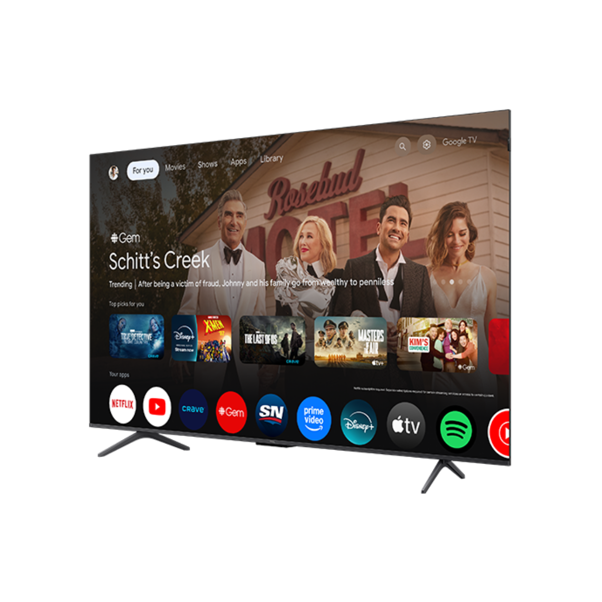 TCL 55Q77K QLED Gaming TV – 55” 4K UHD Smart Google TV