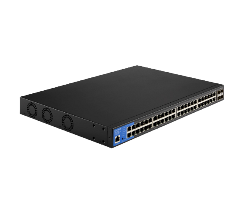 Linksys 48 Port Managed POE+ Switch w/ SFP+
