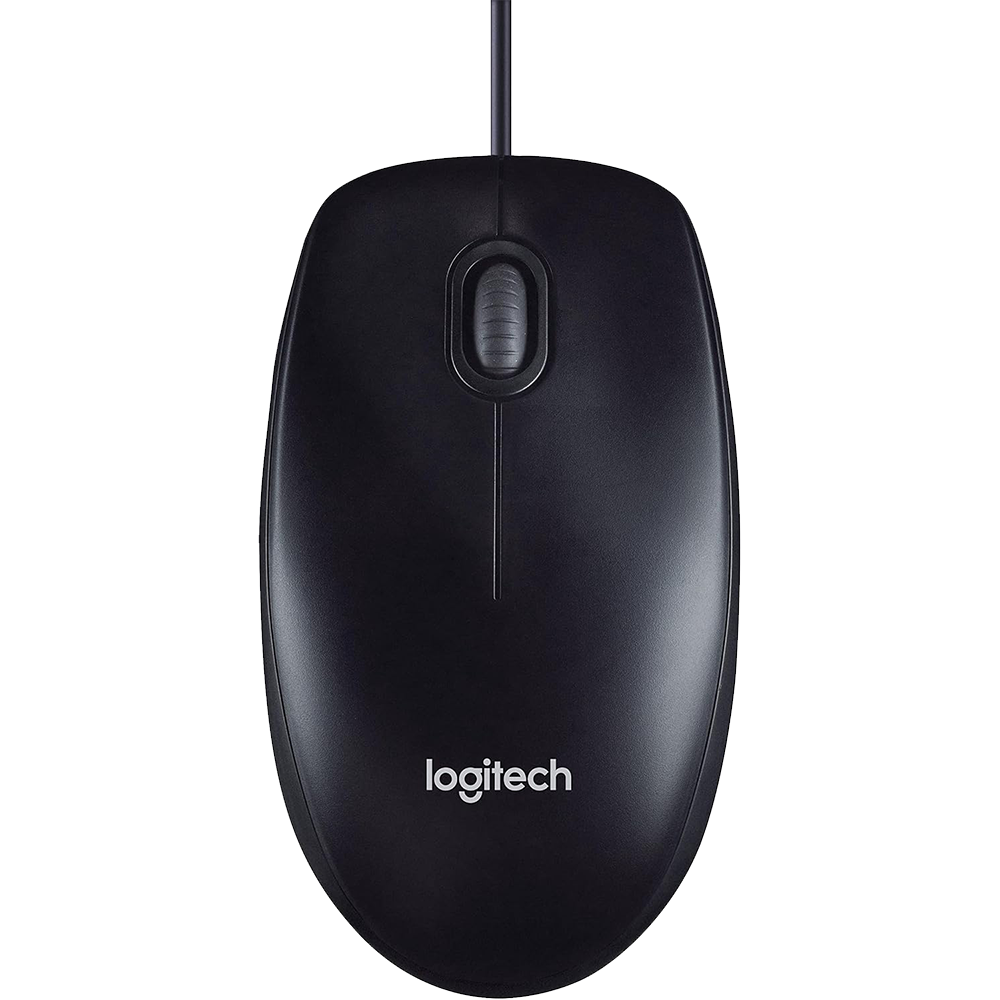 Logitech M90 Wired Mouse - Black