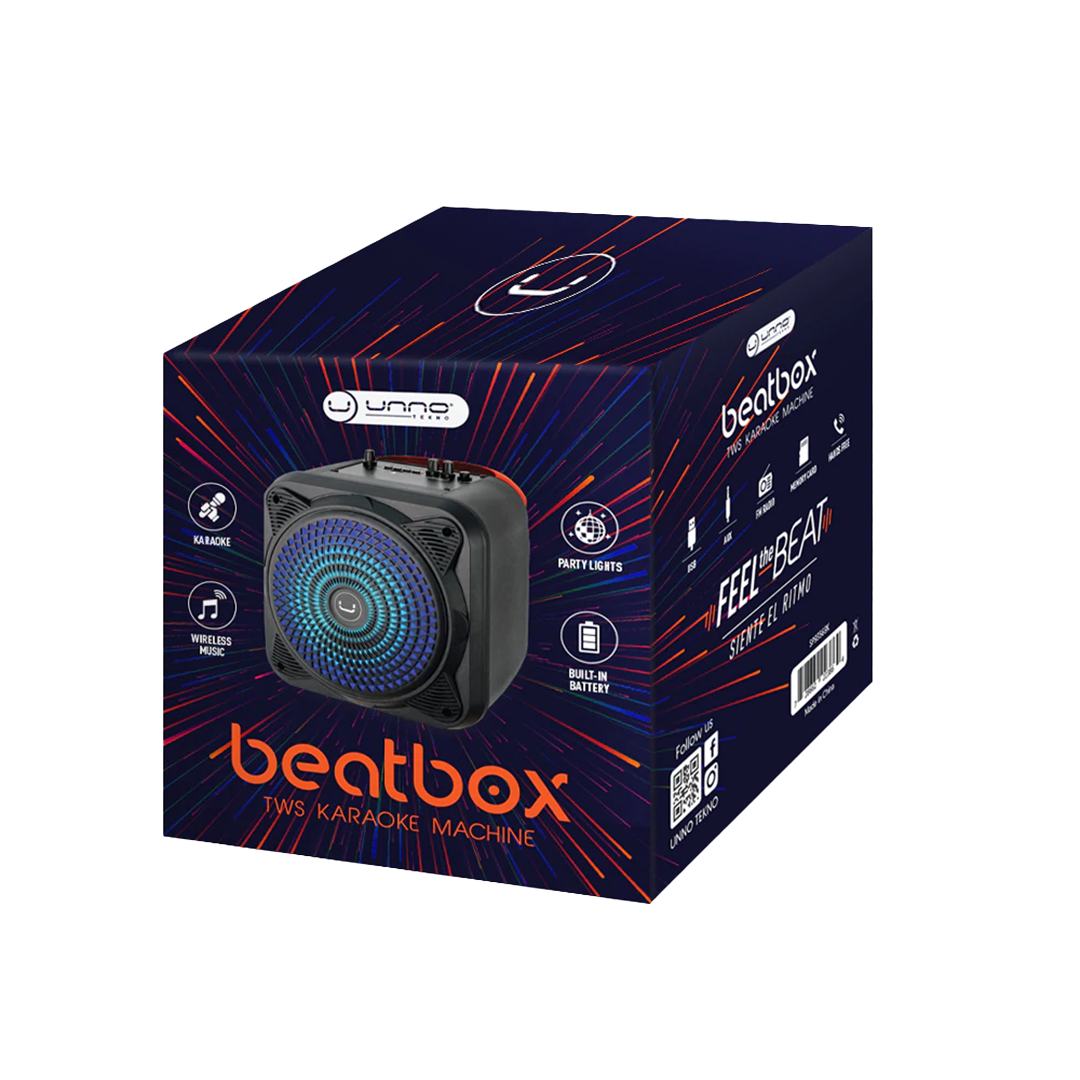 Unno Tekno Beatbox TWS Karaoke Speaker - Image 3