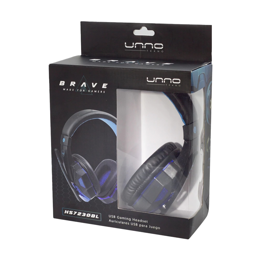 Unno Tekno Brave USB Gaming Headset - Image 3