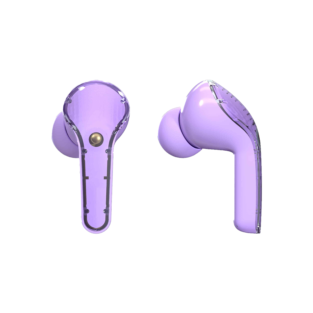 Unno Tekno Colors TWS Wireless Earbuds - Violet - Image 2