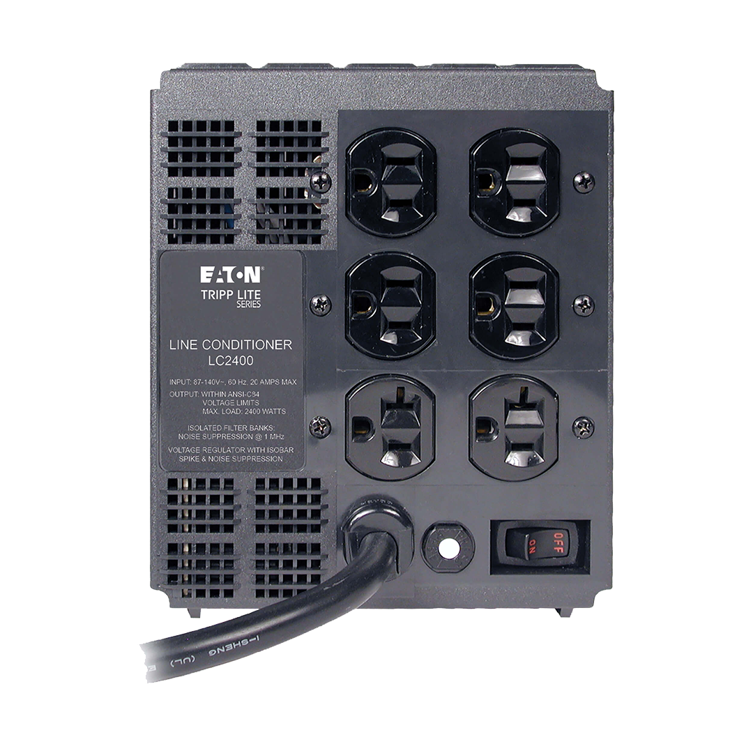 Tripp Lite 2400W 120V Power Conditioner with Automatic Voltage Regulation (AVR) - Image 2