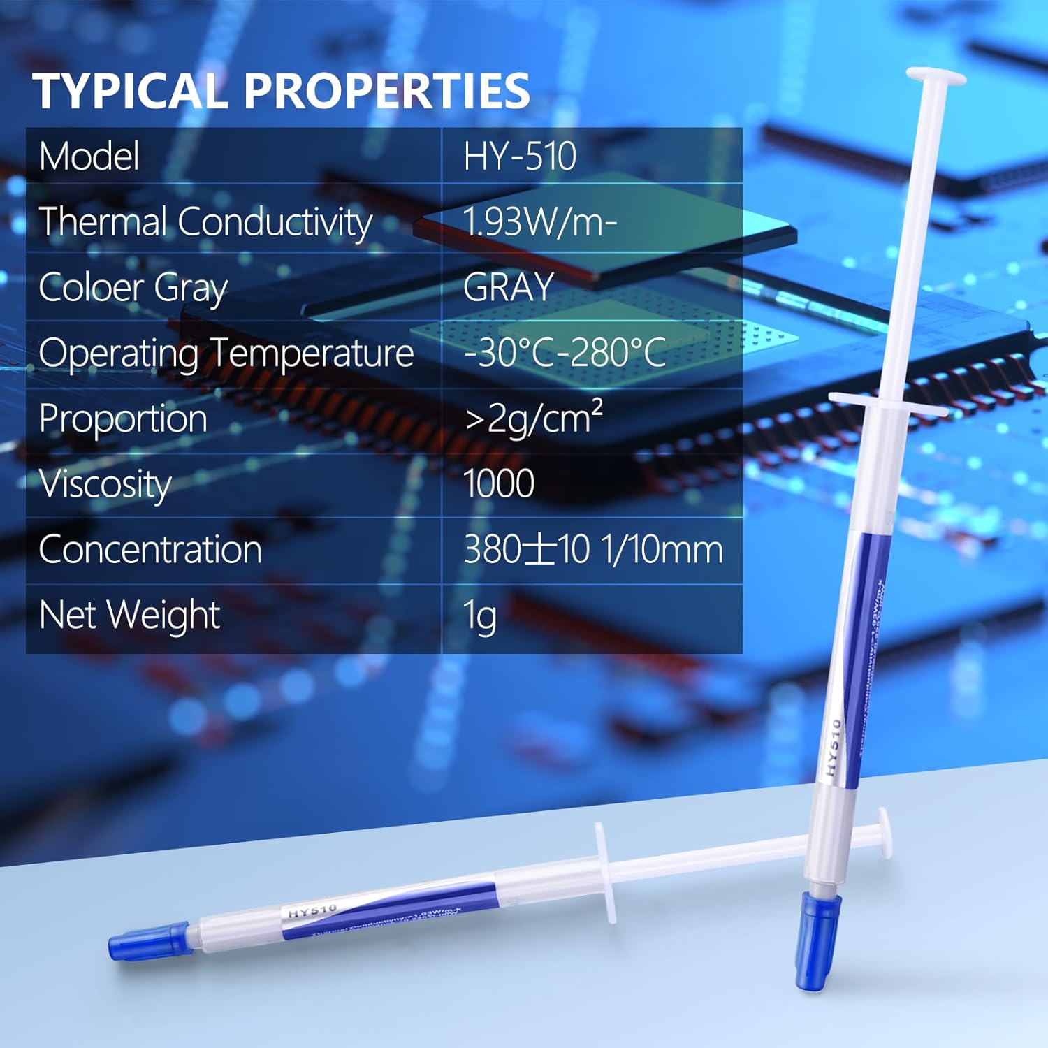 HY510 Thermal Paste - 10 Pcs (10g) - Image 2