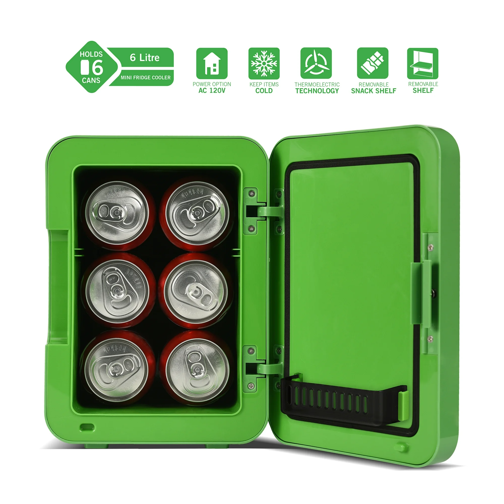 Minecraft Green Mobs 6 Can Mini Fridge - Image 3