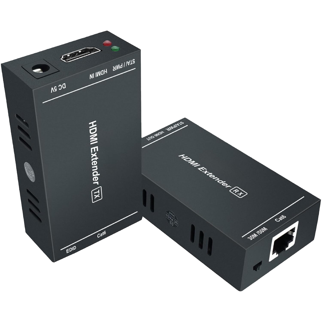 Steetek HDMI Extender 1080p@60Hz, 3D, Over Single Cat5e/Cat6/Cat 7