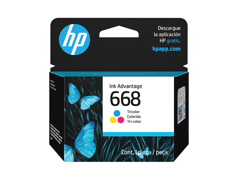 HP 668 Tri-Color Original Ink