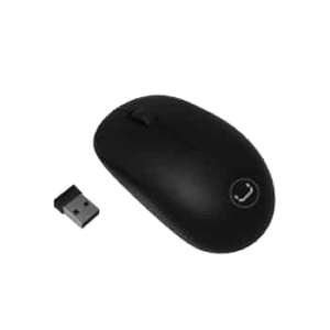 Unno Tekno Mouse Curve Wireless - Black