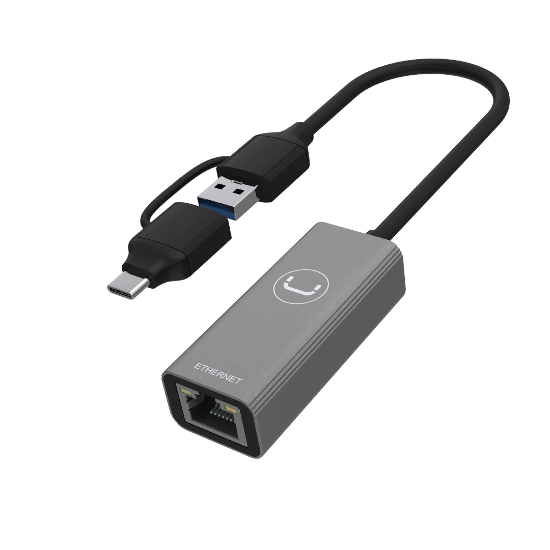 Unno Tekno Adapter Type A & Type C to LAN